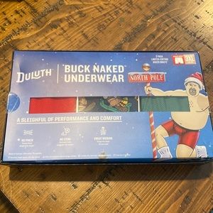 Duluth Buck naked 3 pack limited Christmas boxers